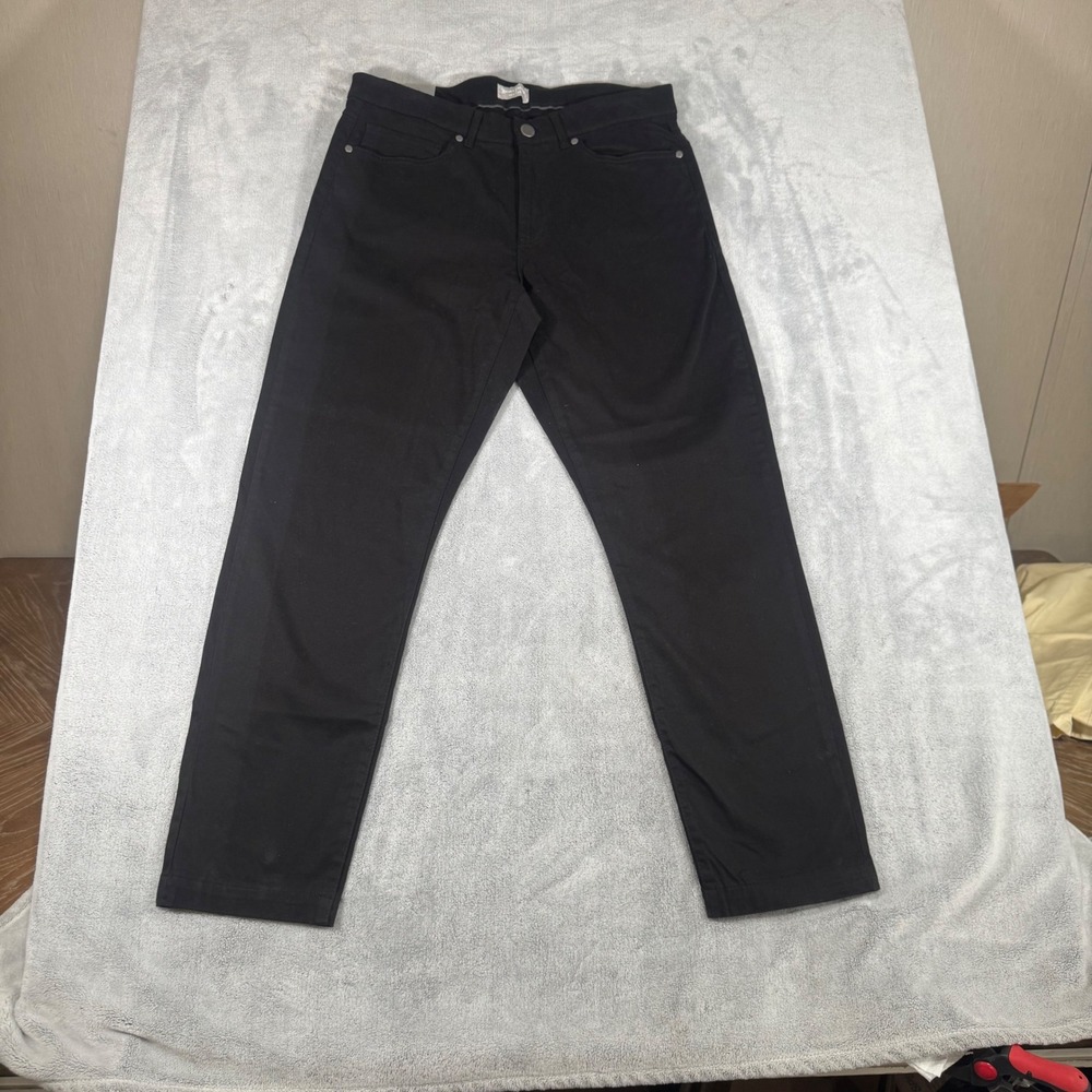 NWT‎ Hickey Freemen New York Mens Casual Black Strecth Pants Slacks Size 32x30